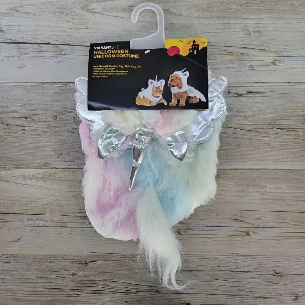 Vibrant Life Unicorn Dog Costume Sz S